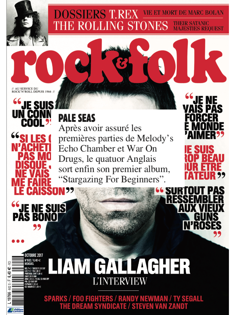 rock & folk pale seas